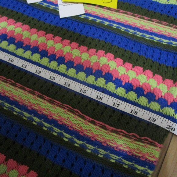 Circus by Sam Edelman stripe crochet crop sweater knit chunky striped NWT XS - Picture 12 of 16